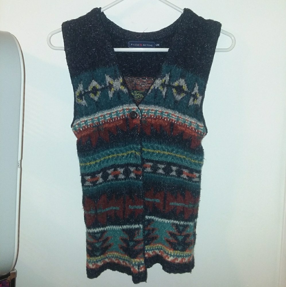 Colorful Indian vest